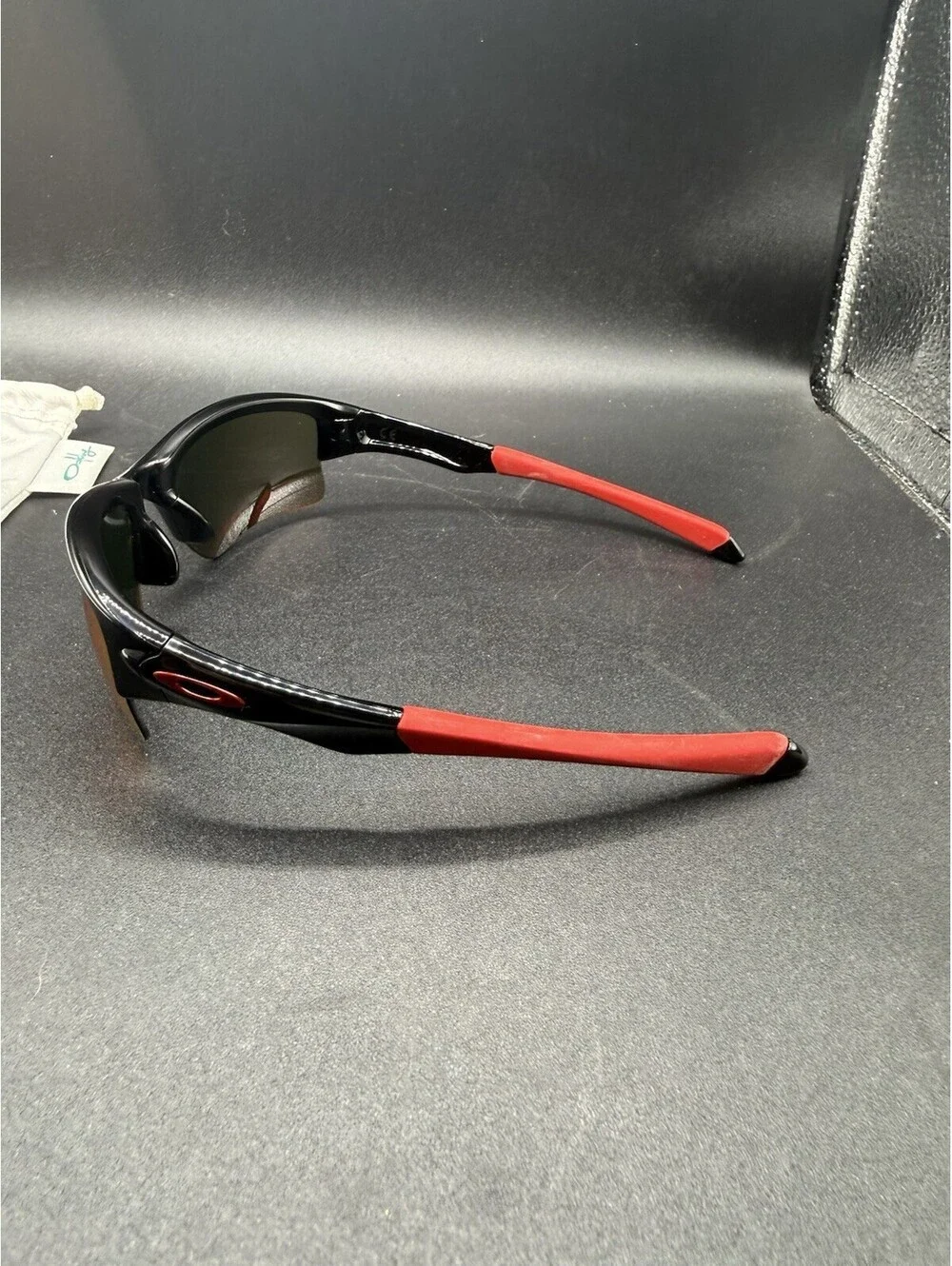 Oakley Quarter Jacket Polished Black/Ruby Iridium Lenses